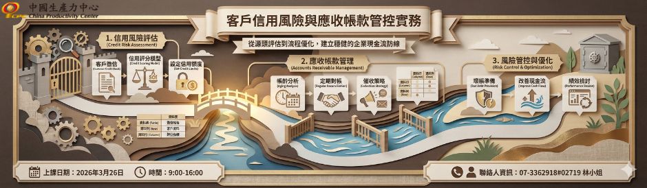客戶信用風險與應收帳款管控實務